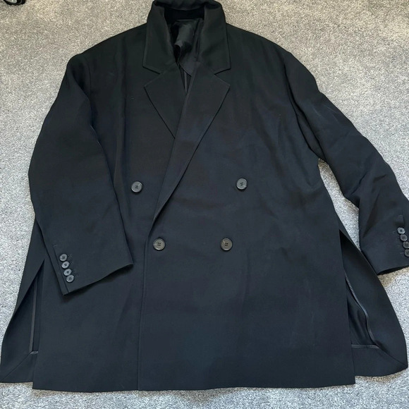 COS Oversized Draped Double Breasted Blazer - Picture 8 of 11